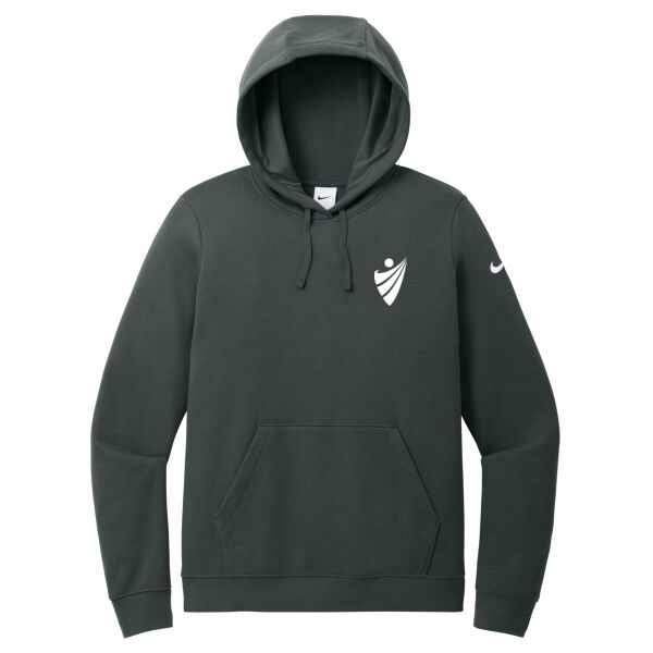 Nike Women's Club Fleece Sleeve Swoosh Pullover Hoodie Thumbnail
