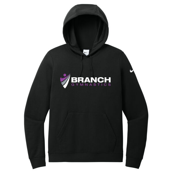 Nike Women's Club Fleece Sleeve Swoosh Pullover Hoodie Thumbnail