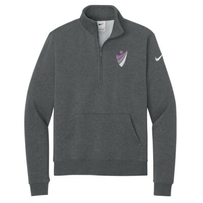 Nike Women's Club Fleece Sleeve Swoosh 1/2-Zip Thumbnail