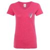 Women’s Glitter V-Neck T-Shirt Thumbnail