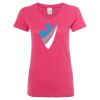 Women’s Glitter V-Neck T-Shirt Thumbnail